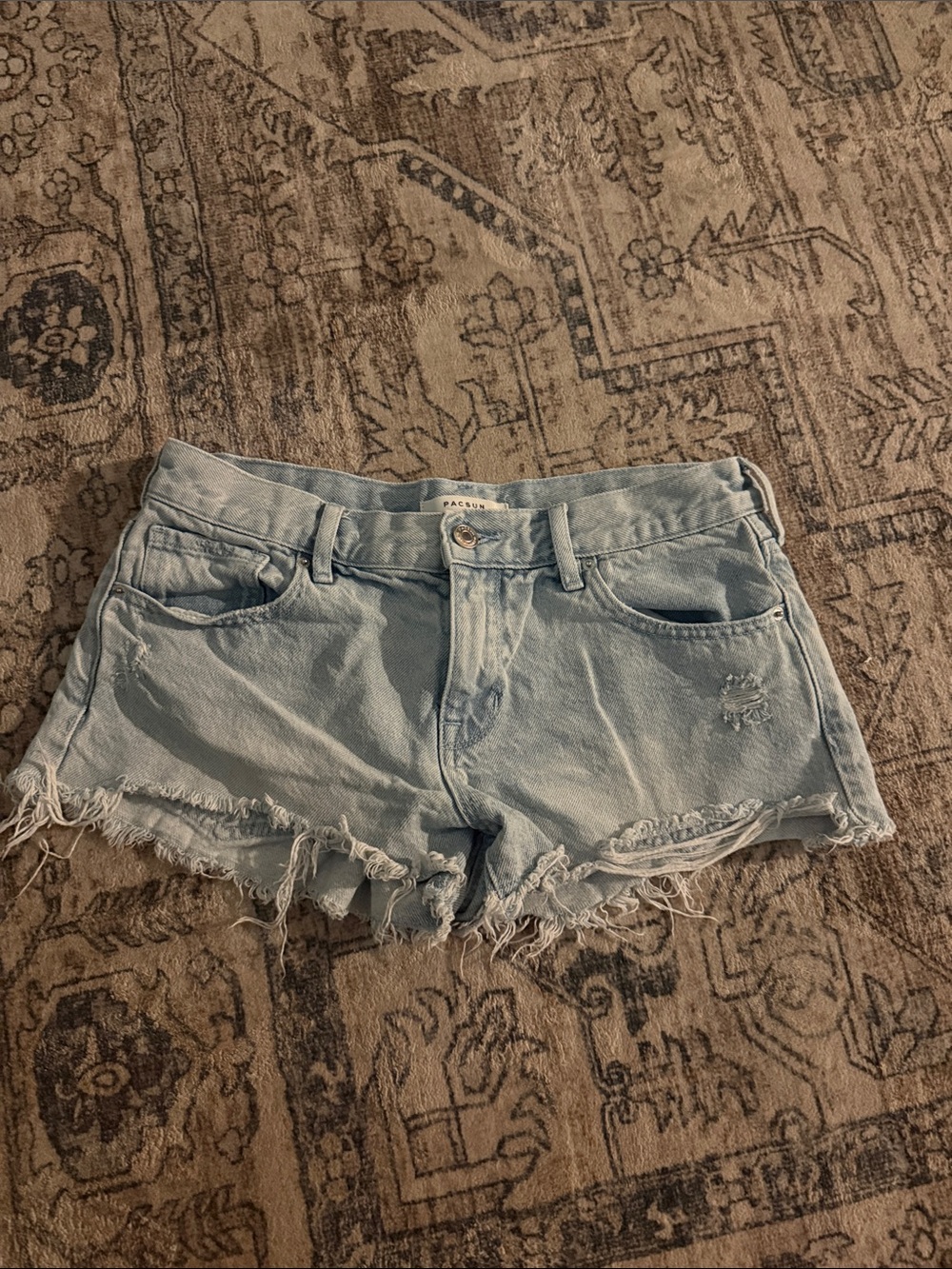 Pacsun low rise denim shorts
